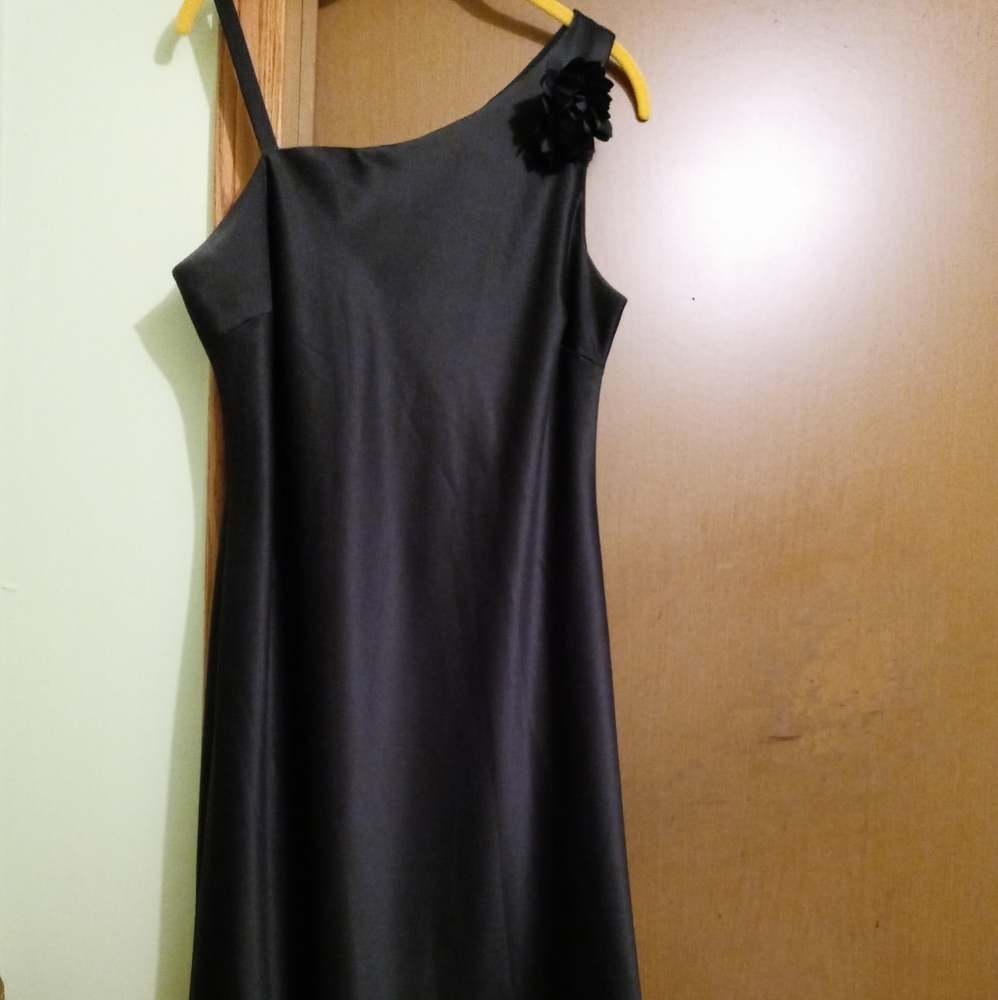 Black A-line Dress